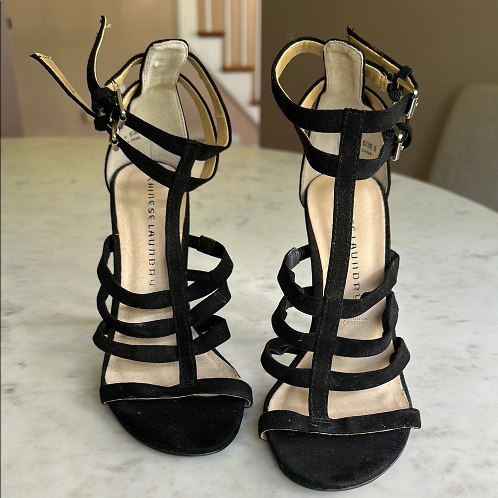 Chinese Laundry Black Stiletto Heels